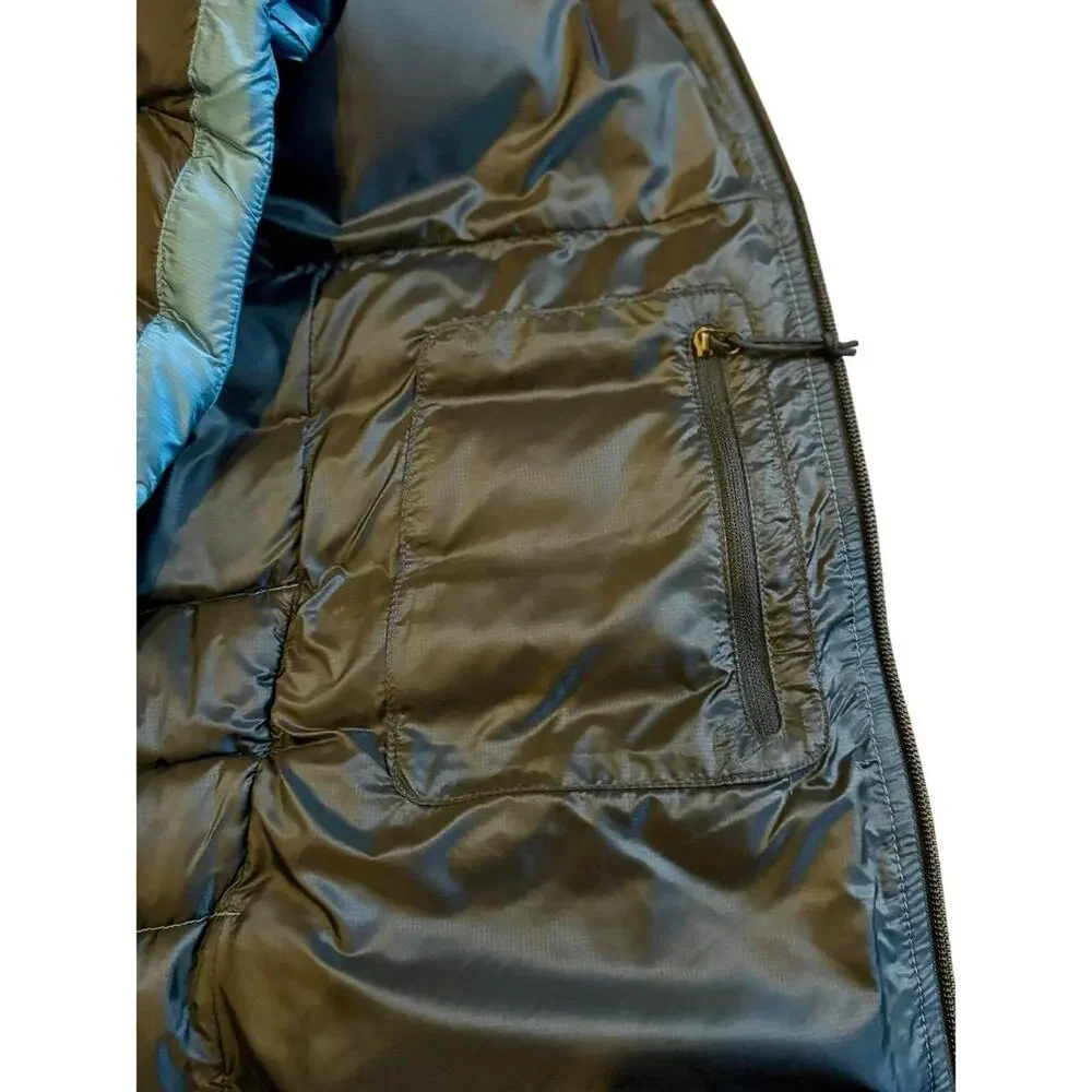 North Face Puffer Vest Blue XL 700 Fill Goose